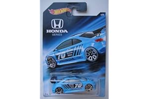 Hot Wheels Honda Series, Blue Honda Civic SI 4/8