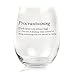 Funny Stemless Wine Glass Dictionary Definitions - Set of 4