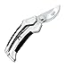 Cate's Garden Bypass Pruning Shears 8” Premium Hand Pruner - Heavy Duty SK5 High Carbon Blades – Ergonomic Angled Design for Pain-Free Cutting