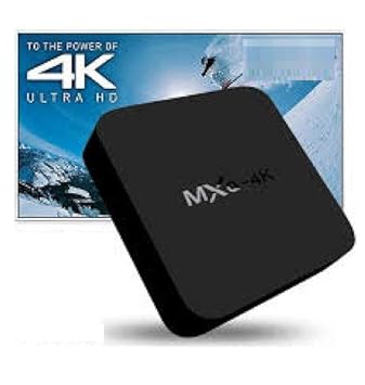 TSV MXQ 4k Ultra HD Smart Android TV Box for YouTube Hotstar Play Store Casting with 7.1 Android Version