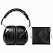 Homitt Sound Ear Muffs Hearing Protection, Noise Reduction Safety Earmuffs, Ear Defenders SNR 34dB with Noise Cancelling Technology for Shooting, Hunting, Working or Construction, with A Carry Bag