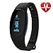 HealthTree Activity Tracker with Heart Rate Monitor, Waterproof Fitness Watch with blood pressure Monitor,black