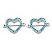 Maggie 1 Pair Chic Crystal Heart Shape Nipple Bar Ring Shield Barbell Body Jewelry