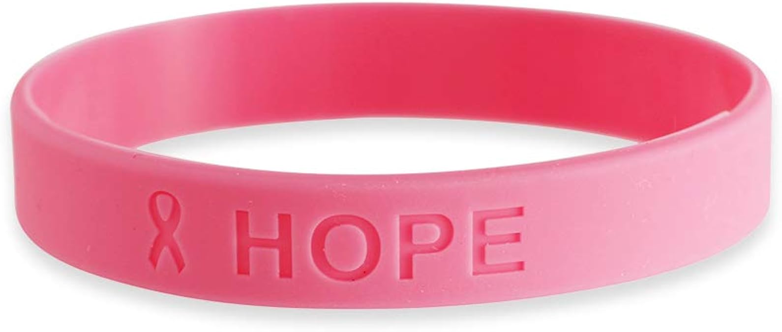 Emblematic Jewelry Official Breast Cancer Awareness Silicone Bracelets
