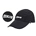 icolor Folding Sun Cap Fishing Hats,Summer Sun Protection Hats,Removable Neck & Face Flap Cover for Men & Women Black