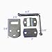X-Haibei 2 Set Corner Gate Latch Bracket Sets Utility Trailer,Trucks Wood Security Rack Stake Body Gate Bracket