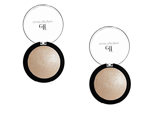 2 Pack e.l.f. Cosmetics Studio Baked Highlighter 83704 Moonlight Pearls