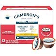 Cameron's Coffee Single Serve Pods, Light Roast, Flavored - Highlander Grog, 12 Count (Pack of 6)