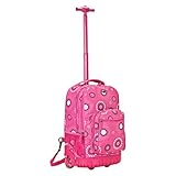 Rockland Luggage 19 Inch Rolling Backpack Printed