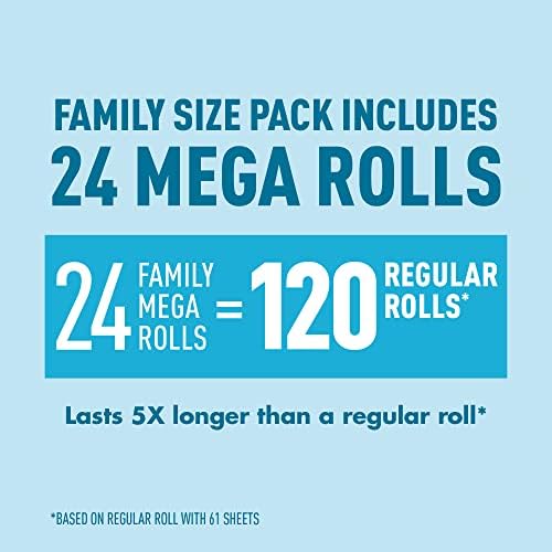 Amazon Brand Presto! 2Ply Toilet Paper, UltraSoft, Unscented, 24