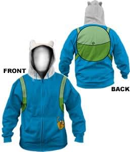 adventure time zip up hoodie