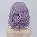 Lolita Multicolor 35cm Short Wavy Halloween Cosplay Wigs+Cap