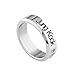 Bosunshine Kpop BTS Bangtan Boys WANNA ONE Member Accessories Titanium Birthday Ring Necklace (bts)