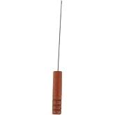 Toyvian Stainless Steel Baiting Needle: Worm Threader Tool with Rosewood Handle - Portable Fishing Bait Needle Tool for Worm Threading - Ideal for Freshwater &amp; Saltwater Anglers (5.89 Inch)