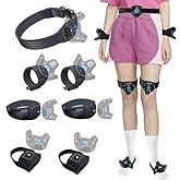 Skywin Vive Tracker Straps for HTC Vive, 3.0, 2.0, and Ultimate Trackers (1 Waist Belt, 2 Hand, 2 Feet and 2 Legs Straps), Secure and Comfortable Full Body Tracking (Trackers Not Included)