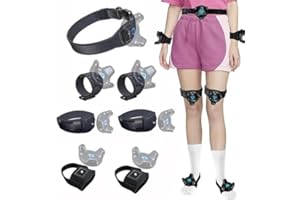 Skywin Vive Tracker Straps for HTC Vive, 3.0, 2.0, and Ultimate Trackers (1 Waist Belt, 2 Hand, 2 Feet and 2 Legs Straps), Secure and Comfortable Full Body Tracking (Trackers Not Included)