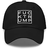 Classic Embroidered Anti Trump Fuck Trump Hate Lies Racism Fascism Sexism Resist hat