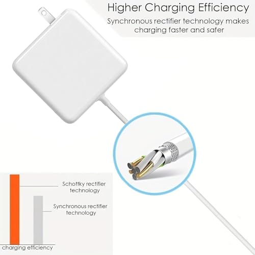 Mac Book Pro Charger - 85W Magnetic T-Tip Power Adapter (Between 2012-2017) | Mag 2 Laptop Charger Compatible with MacBook Air/Pro Retina 13/15/17 " After 2012 with Model: A1425, A1435, A1502,MF840