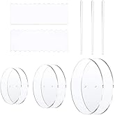 PRETYZOOM 1 Set 11pcs Pastry Cutter Cake Dowel Rods Cake Frosting Tools Cake Discs Cake Icing Tools Cake Boards Kit Circle Sq