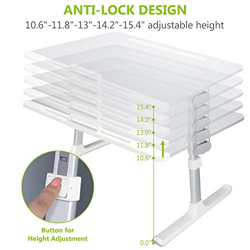 Laptop Desk for Bed, NEARPOW XXL Bed Table Bed Desk for Laptop and