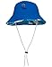 Tuga Boys Reversible Bucket Sun Hat (UPF 50+), Laguna, X-Large