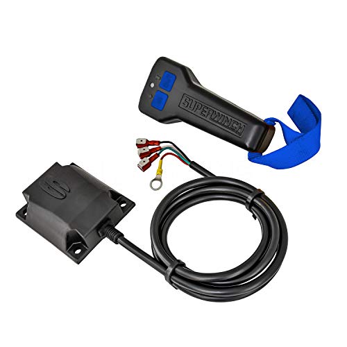 Superwinch 1710201 SX10SR 12V DC Winch 10,000 lb/4,536 kg Single Line Pull with Hawse Fairlead, 3/8in x 80ft Synthetic Rope, Corded Handheld and Wireless Remote - Image 7