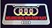 Audi 4 Rings Logo Chrome License Plate Frame (metal)