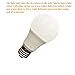 Taysing Dusk to Dawn Light Bulbs Auto On/Off 40 Watt Equivalent Smart Light Sensor LED Bulb Security Bulb Outdoor Night Light Bulb Garage Porch 5W 500lm E26 Amber Yellow 2 Pack