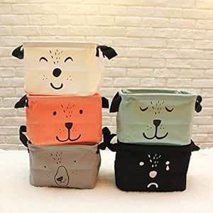 (3 piezas)Caja de almacenamiento de juguetes de dibujos animados para