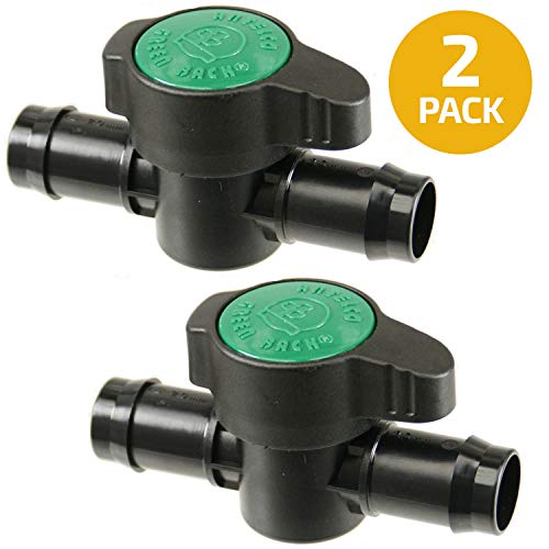 DERNORD Full Port Ball Valve Stainless Steel 304 Heavy Duty for Water, Oil, and Gas with Blue Locking Handles (2" NPT)