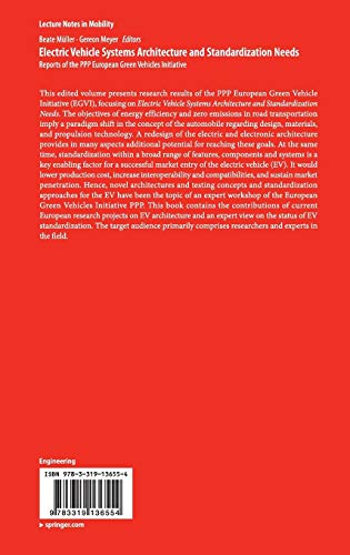 image for Springer Electric Vehicle Systems Architecture and Standardization Nee