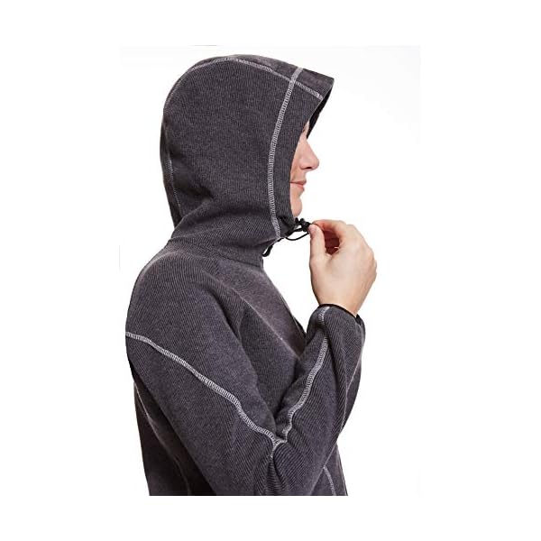 Jeff Green Damen Strick Fleece Jacke Kapuze Sligo – Bild 6