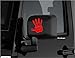 Jeep Wave Sticker Decal Wrangler (4" x 4", Red)