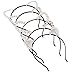 Tfoddy 5Pcs Diamond Cat Ear Hair Headbands for Girls, Young Ladies.