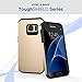 Samsung Galaxy S7, Encased® ToughSHIELD Slim Hybrid Case & Belt Clip Holster (Lifetime Guarantee) (Royal Gold)