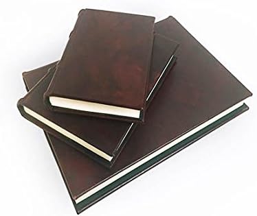 Classic Handmade Black Leather Journal - Refillable (Medium)
