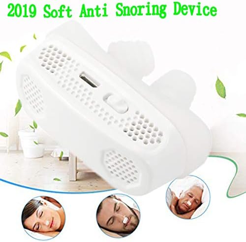 Electric Anti Nose Snoring Devices,2 in 1 Air Purifier[2019 Upgraded ]Natural Solution to Prevent Snoring and Purify Breath air for Ease Breathing Comfortable Sleeping