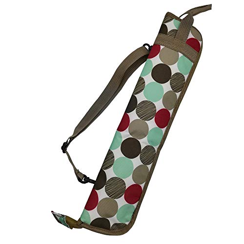 Xinlinke Kids Drumstick Case Children Small Drum Stick Bag Holder with Shoulder Strap Colorful Round Dots Pattern