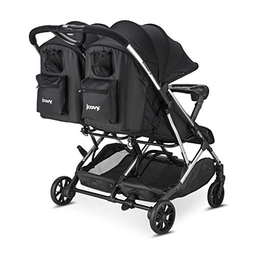Joovy Kooper X2 Double Stroller, Lightweight Travel Stroller, Compact