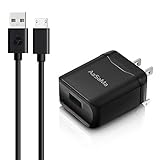 Aasama Quick Charge 3.0 Wall Charger Adapter with 3 Feet Micro USB Cable for Samsung HTC Blackberry Sony and More