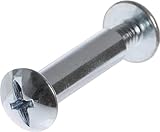 Hillman 44805 10-24 x 2-Inch Steel Binding Posts with Steel Screw, 12-Pack