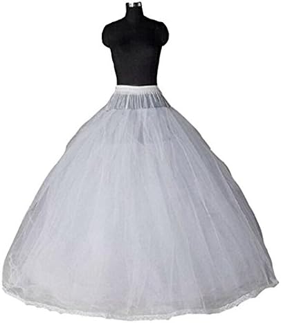TF Dress Women's Bridal Crinoline Petticoat For Ball Gown Wedding Dress (One Size, 8 Layer)