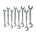 Zenith Industries ZN502009 SAE Mini Double Open End Wrench Set, 7/32