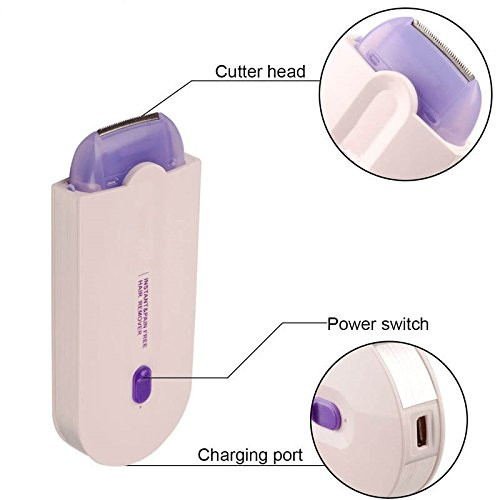 Electric Epilator for Women Multifunction Cordless Body Facial Hair Razor Electric Hair Trimmer