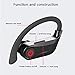 Amuoc Bluetooth Headphones - Wireless Earbuds with Mic HD Stereo Noise Cancelling Waterproof IPX7 for Sport Running Gym - Earphones Compatible (Over The Ear, Black)