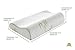 Alveo Bamboo Memory Foam Cervical Contour Pillow with a Removable Soft Zip Cover