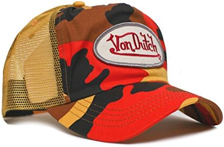 Von Dutch Originals Unisex-Adult Trucker Hat -One-Size Yellow/Camo VDO_YELW_CAMO