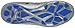 adidas Performance Kids' Messi 16.3 Firm Ground Soccer Shoe (Little Kid/Big Kid), Silver Metallic/Black/Shock Blue, 5 M US Big Kid