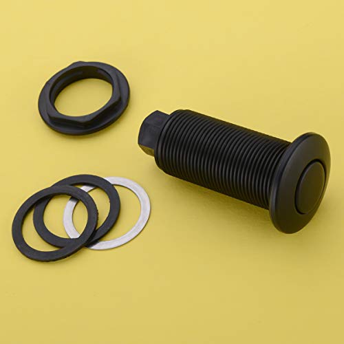 SINKINGDOM Garbage Disposal Air Switch Kit with Long Button, Matte