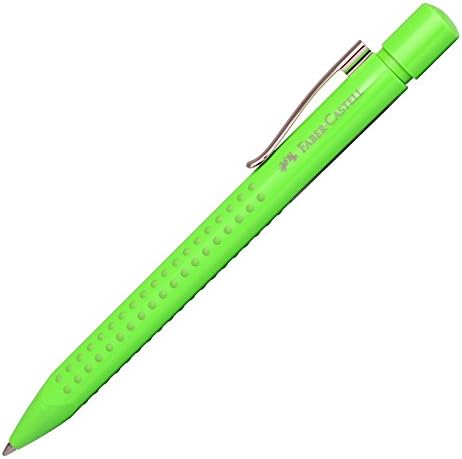 Faber castell Grip 2010 M Ballpoint pen Soft-grip zone -(Blue ink) (Light green)